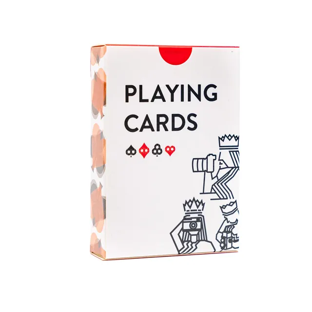 COOPH Art Prints Playing Cards Spielkarten Rot-Weiß