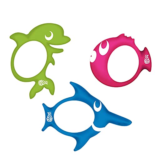 BECO Sealife Tauchring 3er Set Pinky Ray Sydney Spiel