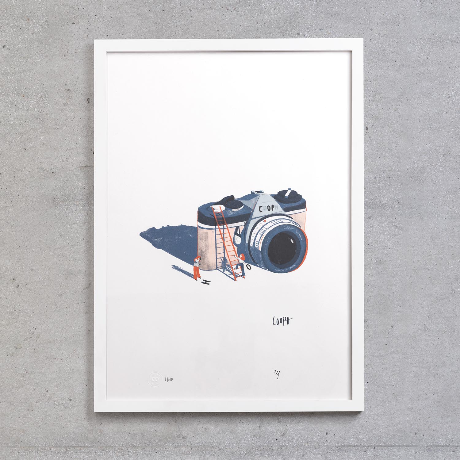 COOPH Camera Art Print Lena Yokoyama Kunstdruck signiert