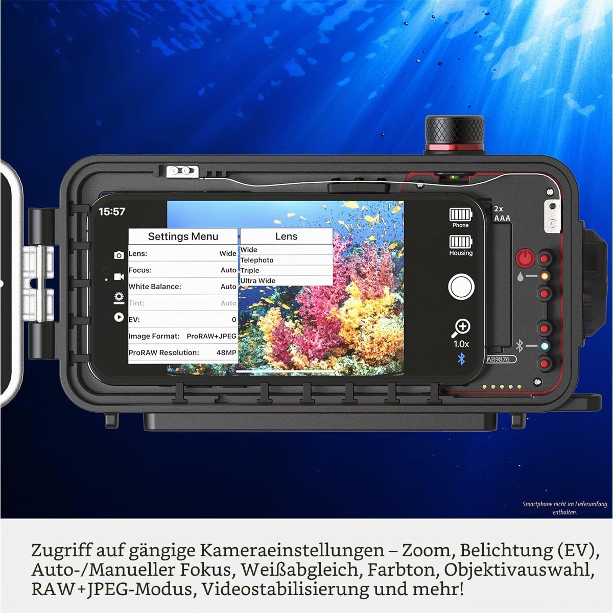 SeaLife SportDiver Ultra Set Sea Dragon 2500 Smartphone