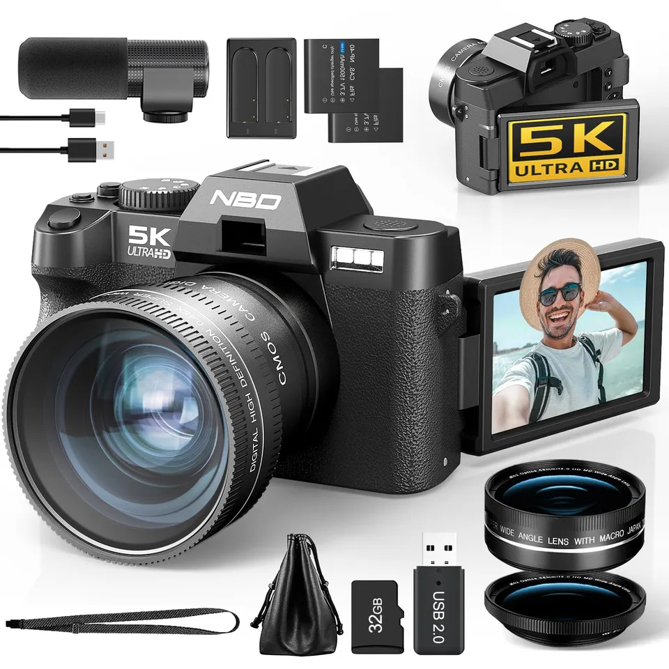 NBD Digital Camera S110 Digitalkamera 48MP 32GB Schwarz