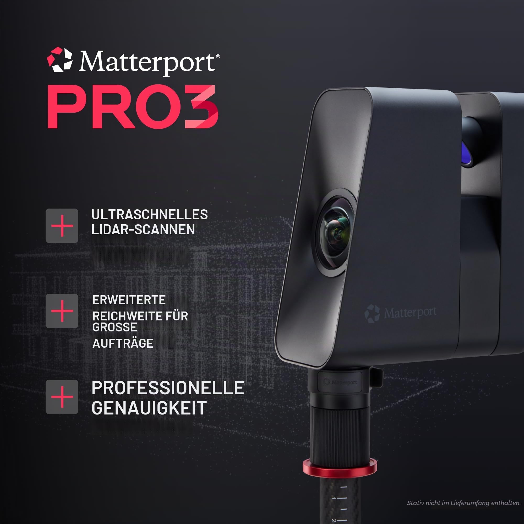 Matterport Pro3 3D-Kamera Lidar-Scanner Basic Kit