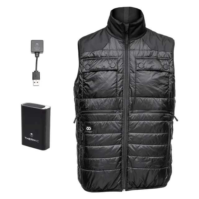 COOPH Therm-IC Fotoweste Herren Heizweste schwarz M