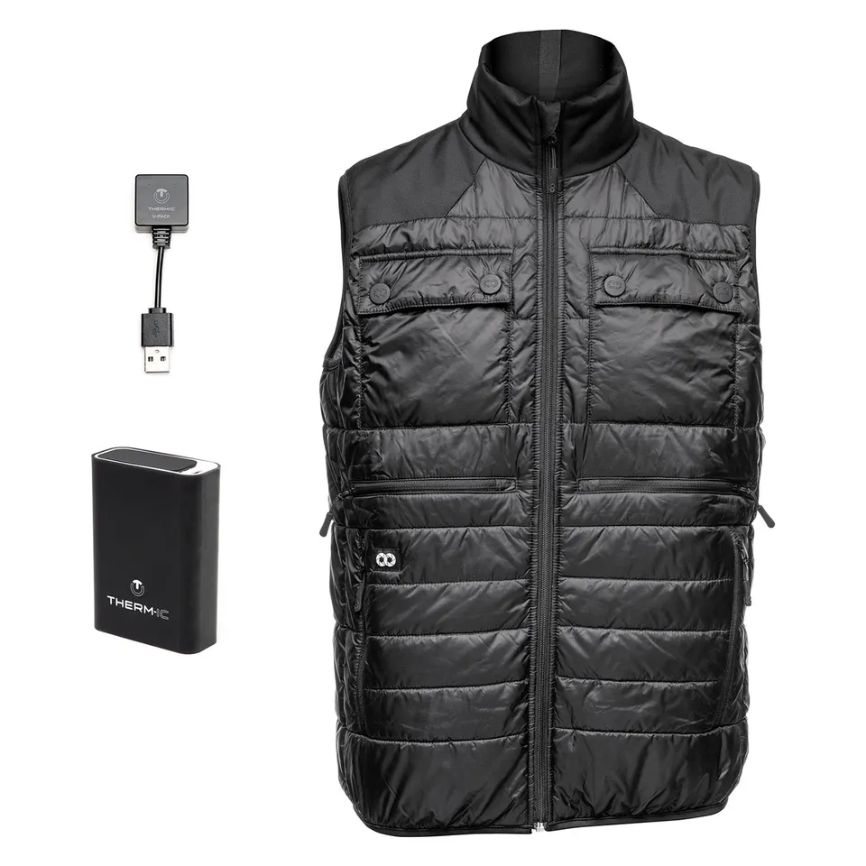 COOPH Therm-IC Fotoweste Herren Heizweste schwarz M