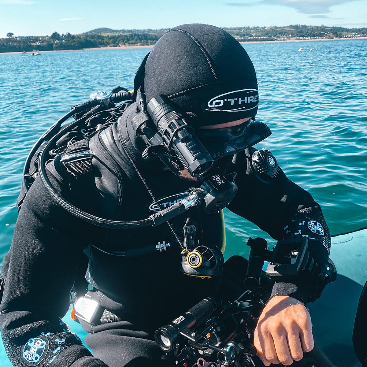 Paralenz Vaquita Maskenhalterung verstellbar mit Neoprenhülle