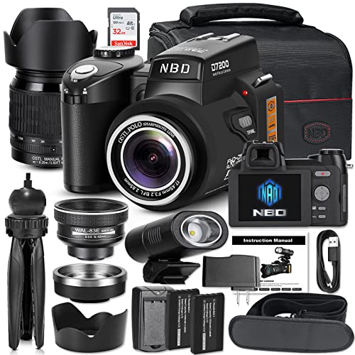 NBD Digitalkamera 33MP 1080p mit 24x Teleobjektiv