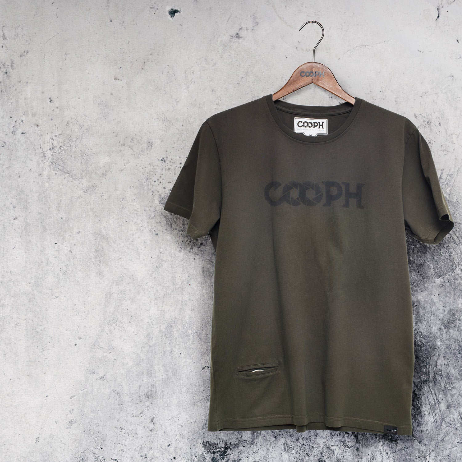 COOPH OBJECTIFYER T-Shirt Dark Military L Baumwolle