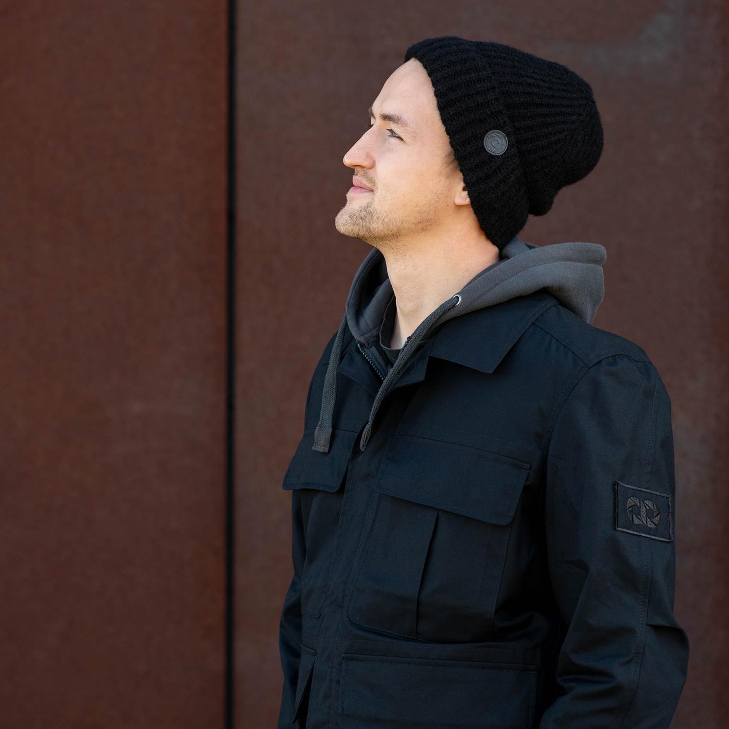 COOPH Beanies COMFY L-CAP Mütze Schwarz Objektivfach