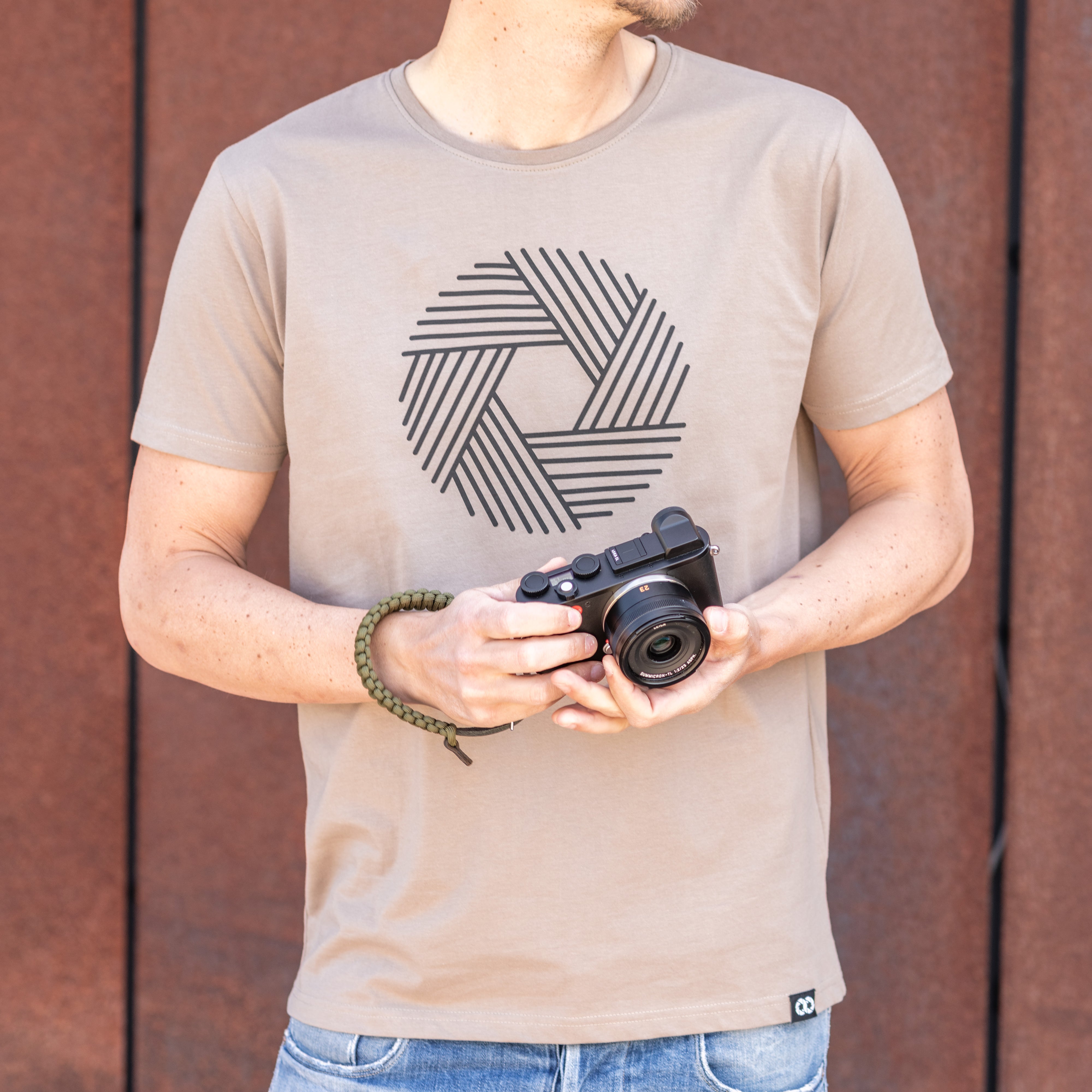 COOPH Aperture T-Shirt Gelb M Fotografen-Print