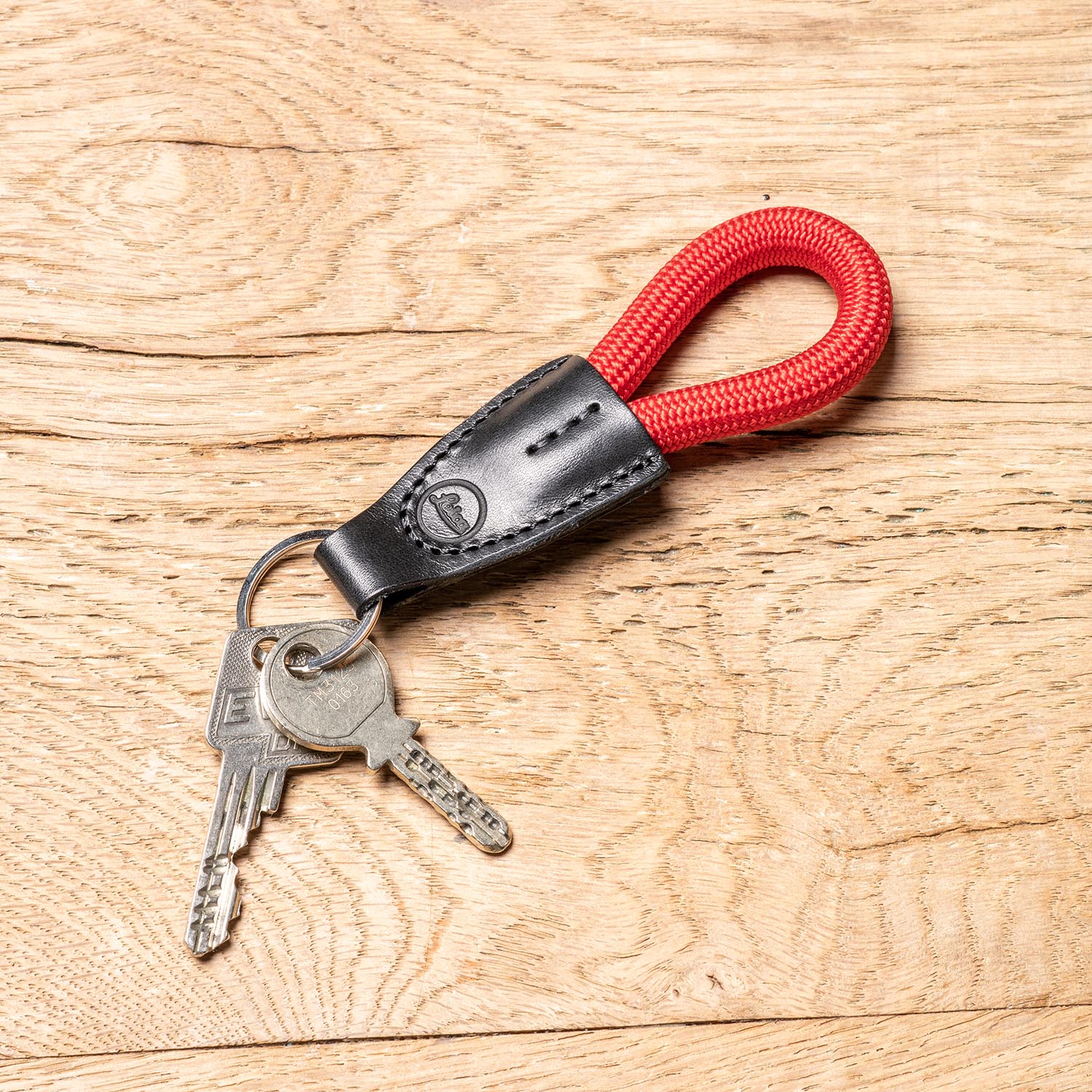 COOPH Leica Rope Key Chain Schlüsselanhänger Rot