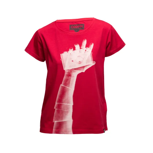 COOPH T-Shirt Snapographer Damen Größe M Rot