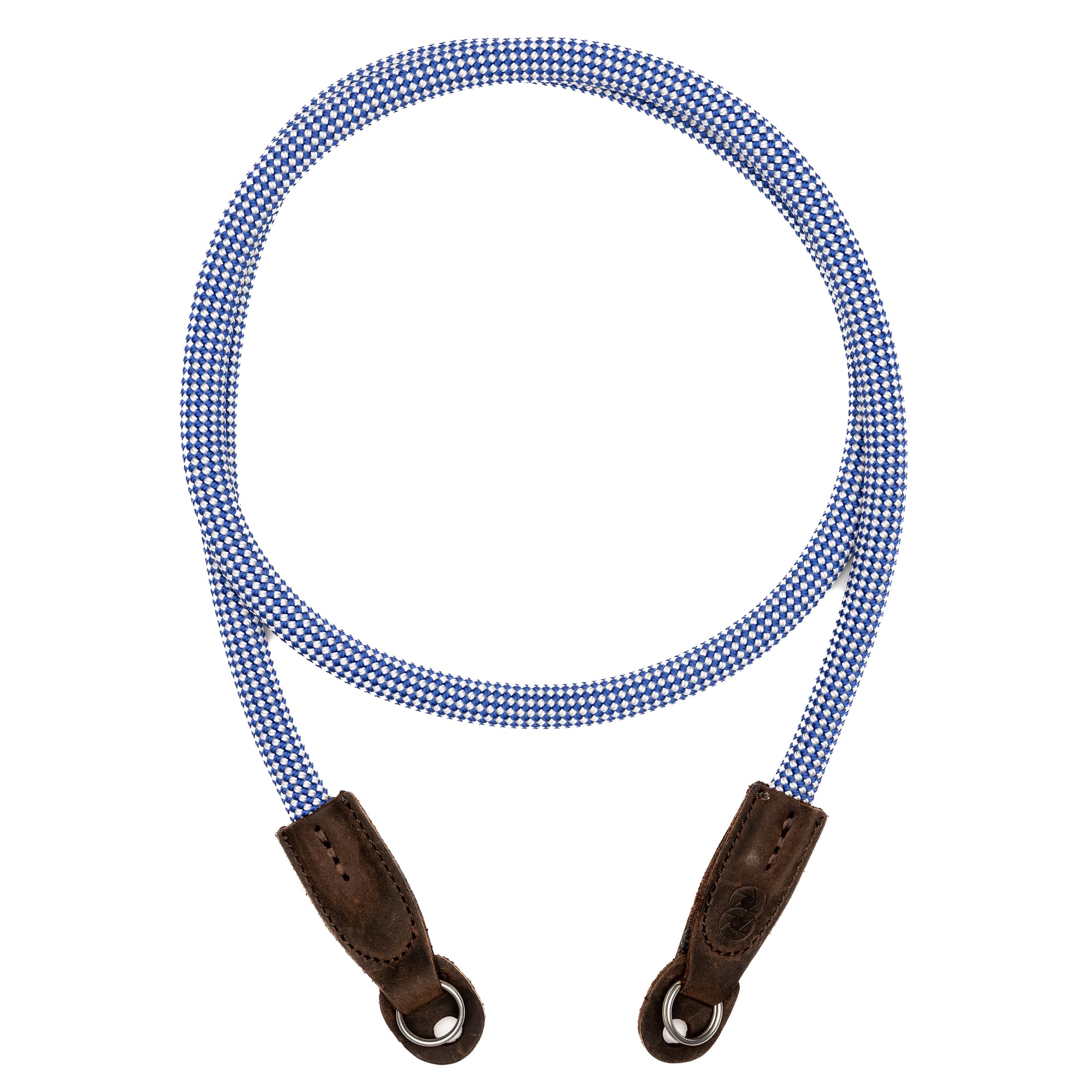 COOPH Bavaria Kameragurt Blau-Weiß 115 cm Stahlring