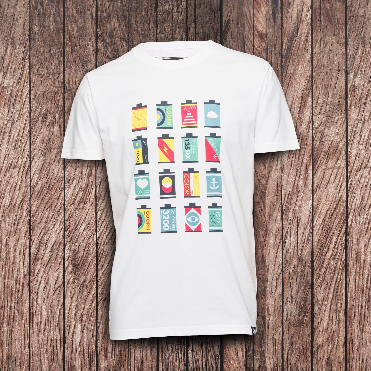 COOPH Canisters T-Shirt Gelb Größe M Fotoprint
