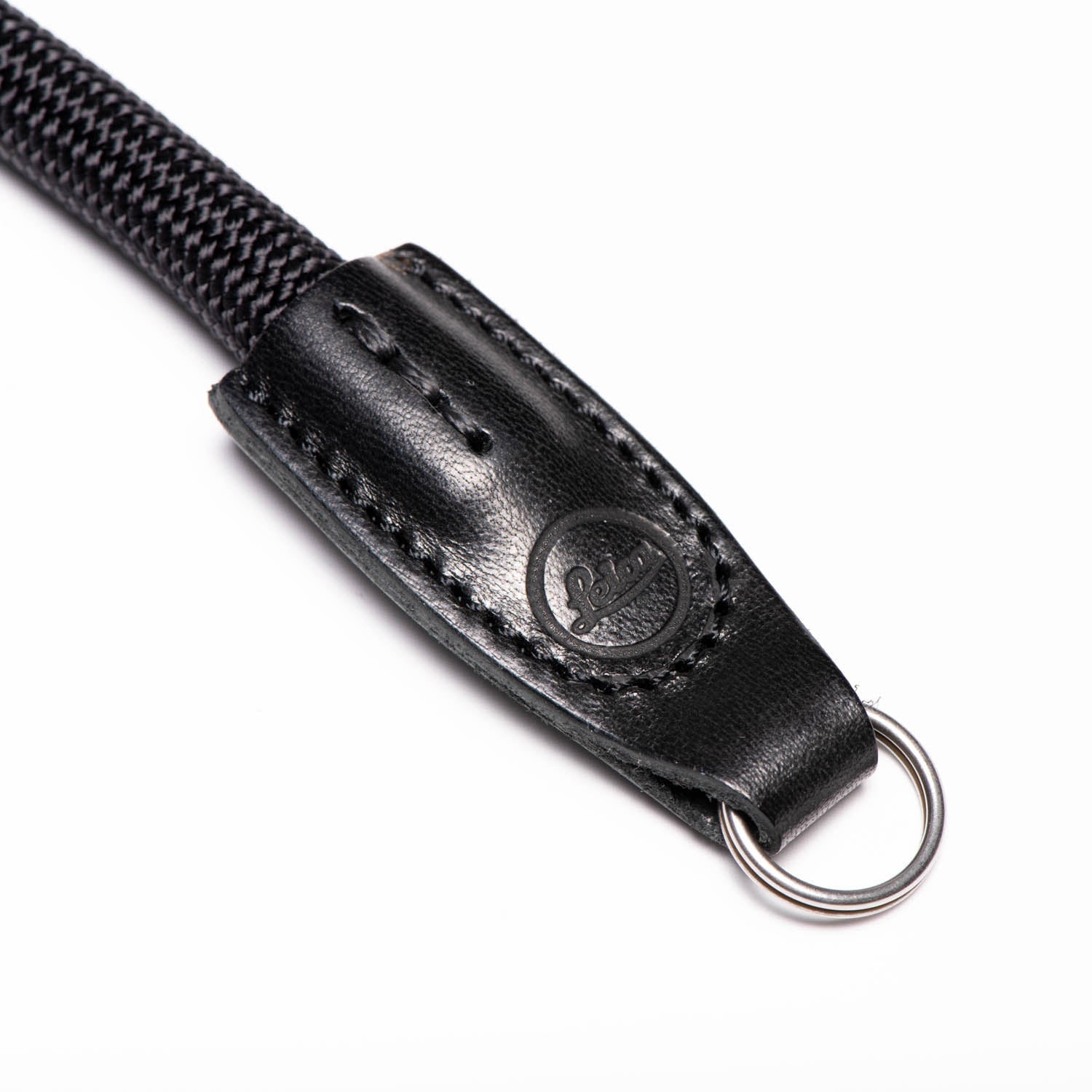 COOPH Leica Rope Strap Kameragurt Schwarz 100 cm Stahlring
