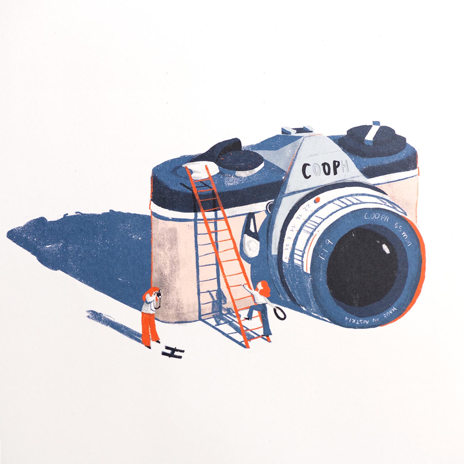 COOPH Camera Art Print Lena Yokoyama Kunstdruck signiert