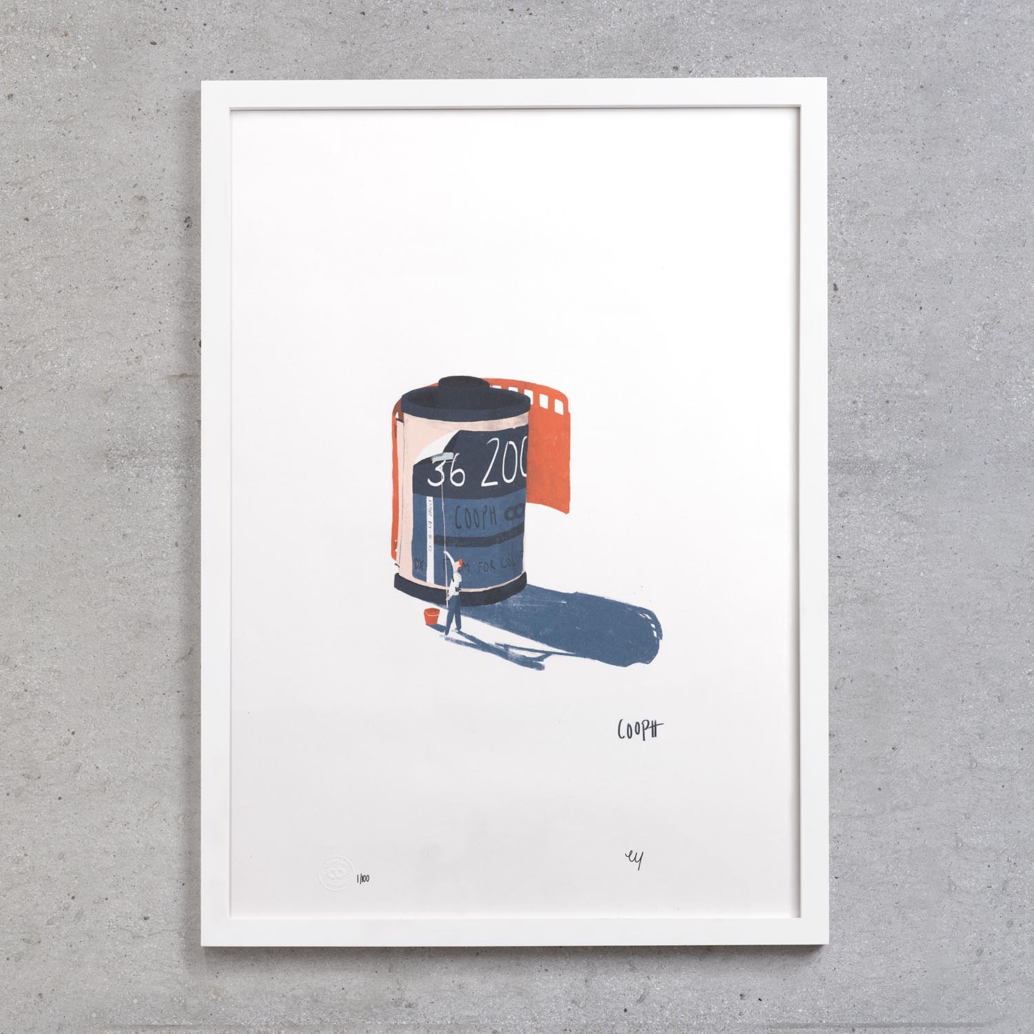 COOPH Roll Film Art Print Lena Yokoyama Poster