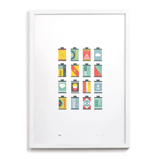 COOPH Art Prints CANISTERS Emil Kozak Kunstdruck signiert