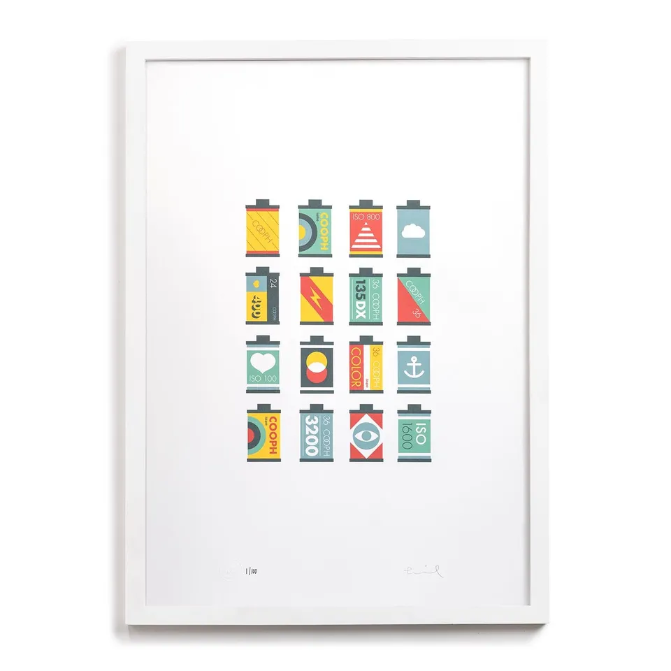 COOPH Art Prints CANISTERS Emil Kozak Kunstdruck signiert