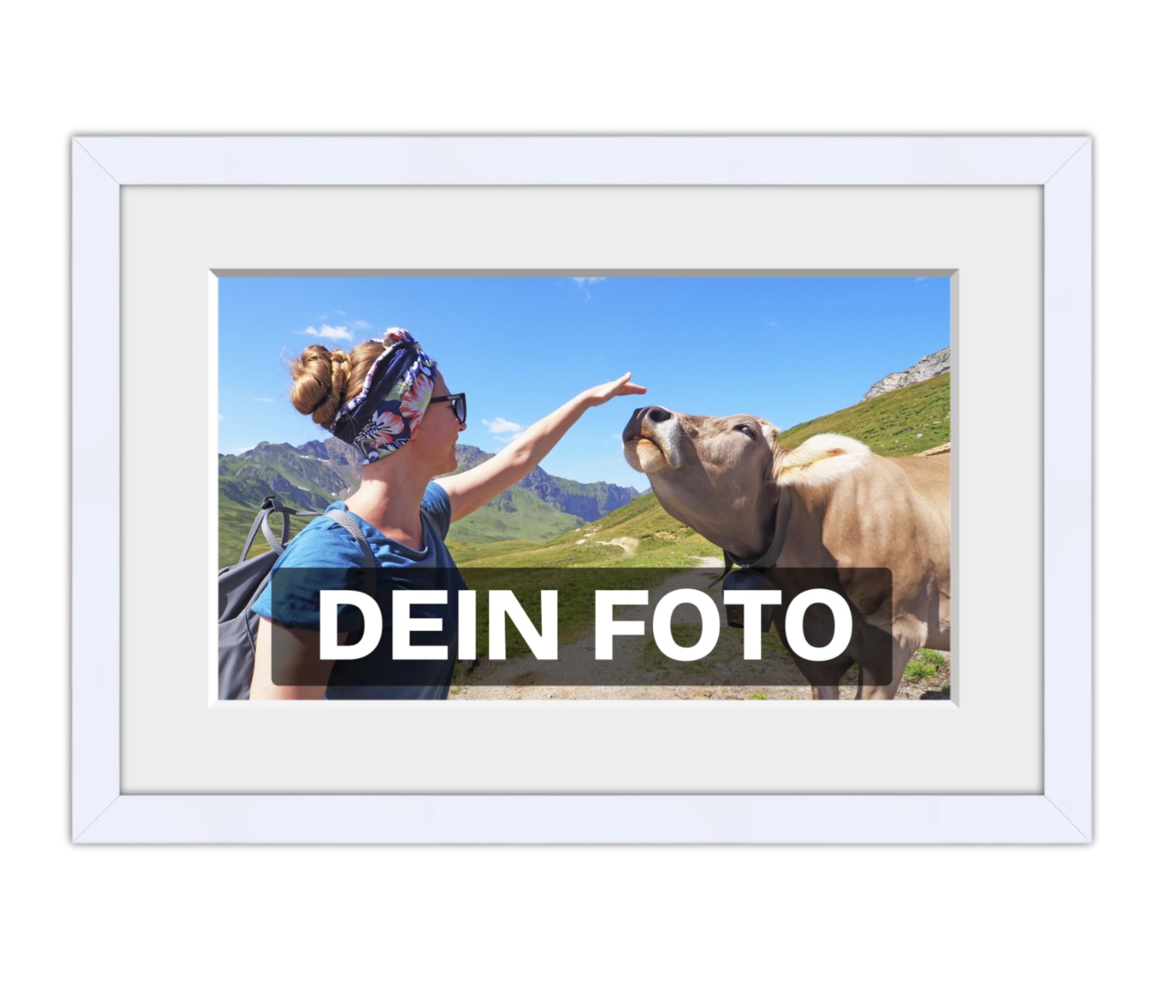 Pixum Bild im Rahmen Poster Eiche 30x20 Hochformat