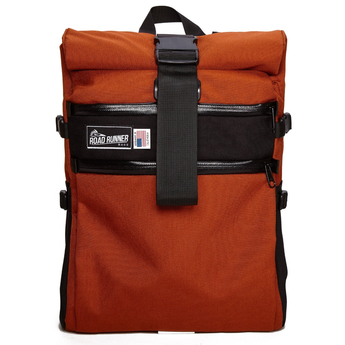 Road Runner Medium Roll Top 22L Rucksack Black Cordura