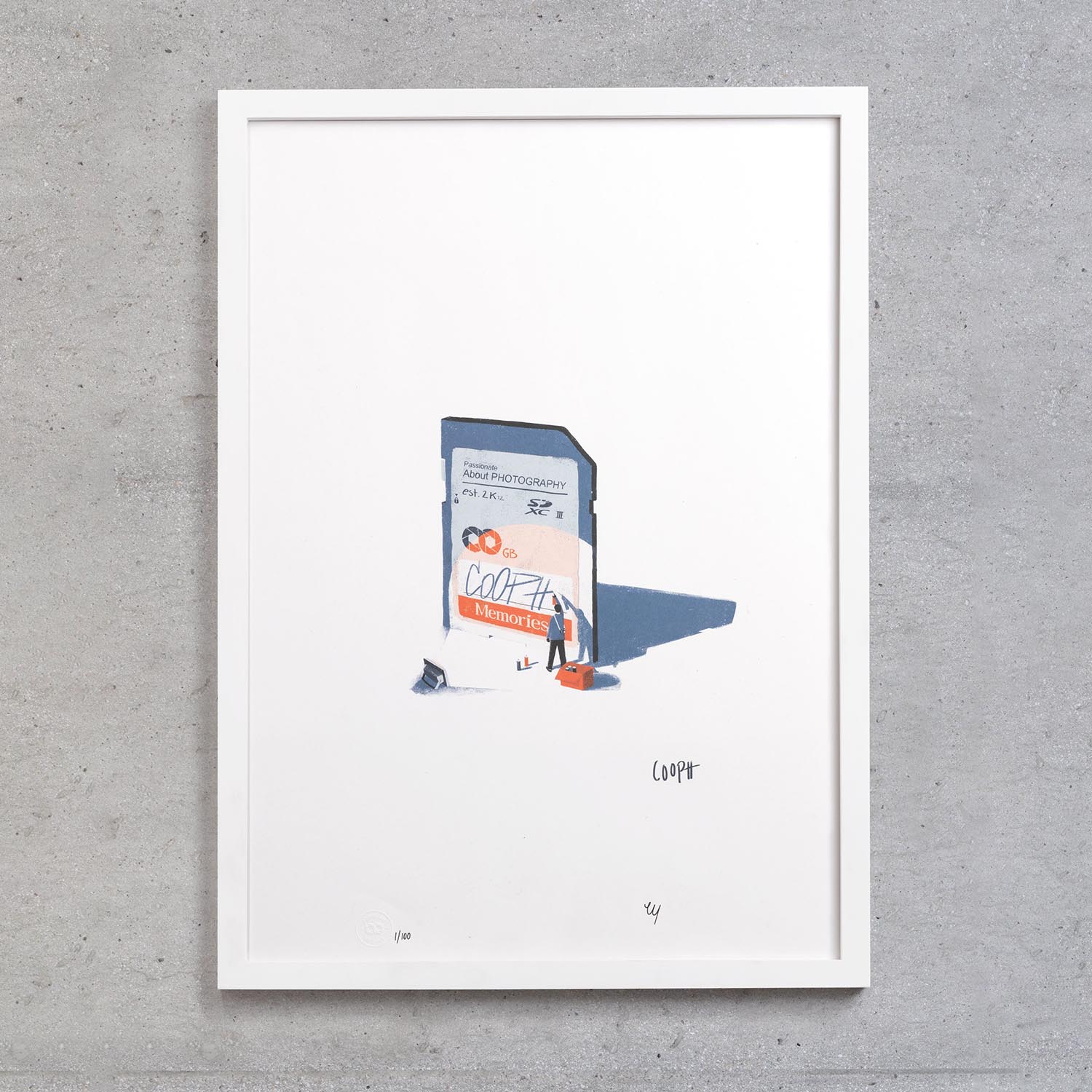 COOPH SD CARD Art Print Lena Yokoyama Fotografie Poster
