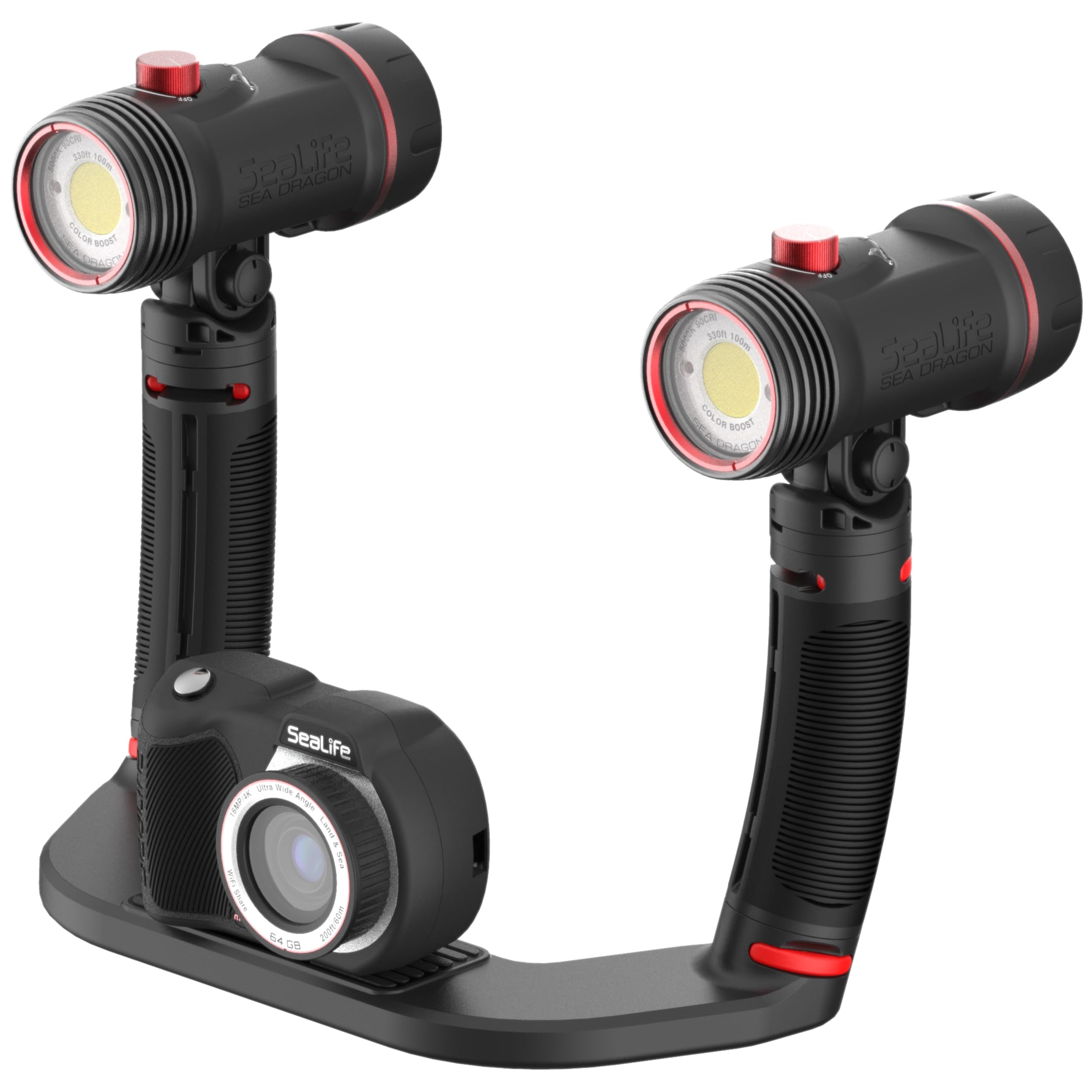 SEA LIFE Sea Dragon Duo 6000 Unterwasser LED Set 2x3000 Lumen