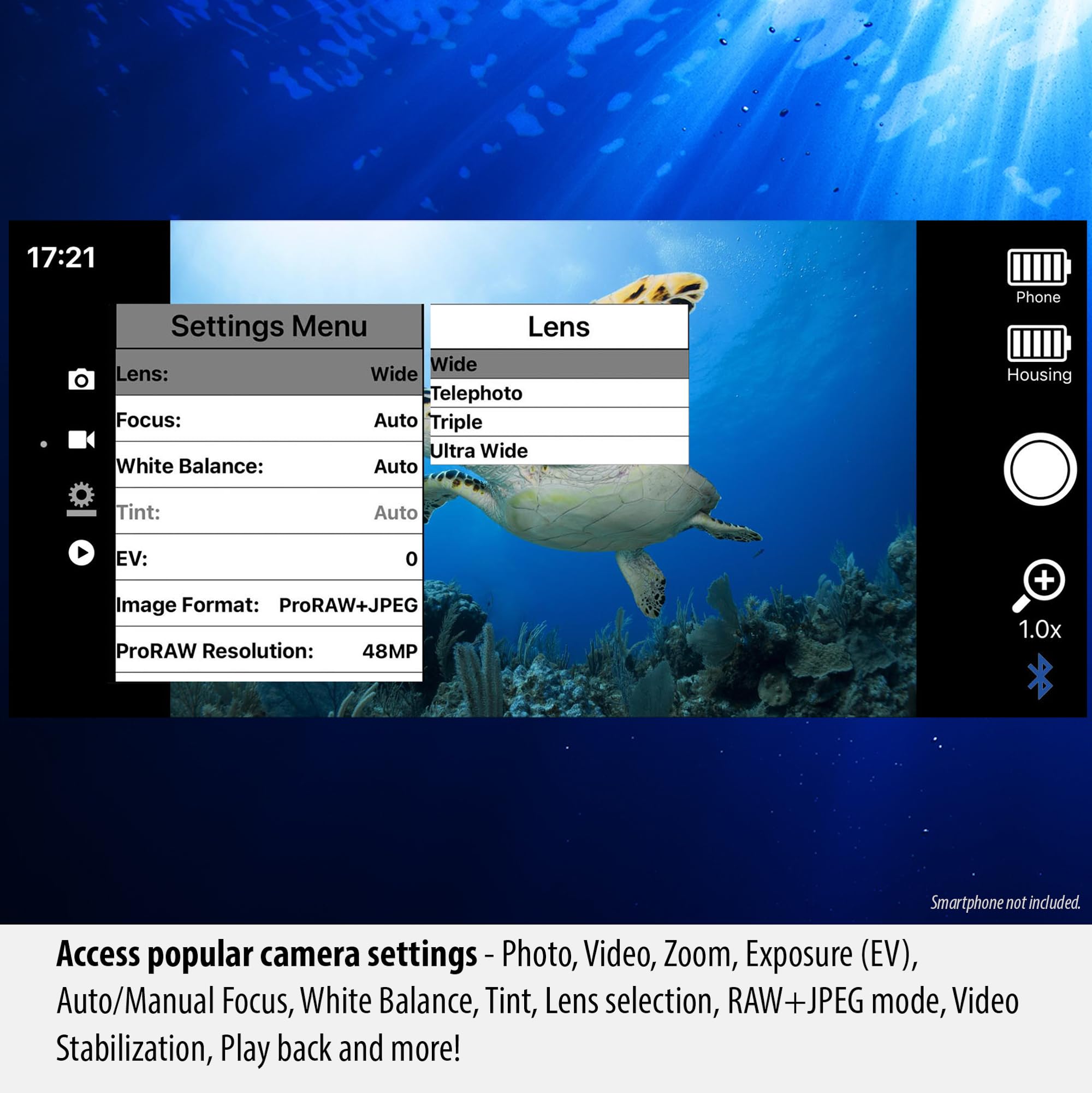 SeaLife SportDiver Pro 2500 Unterwassergehäuse Set 2500 Lumen