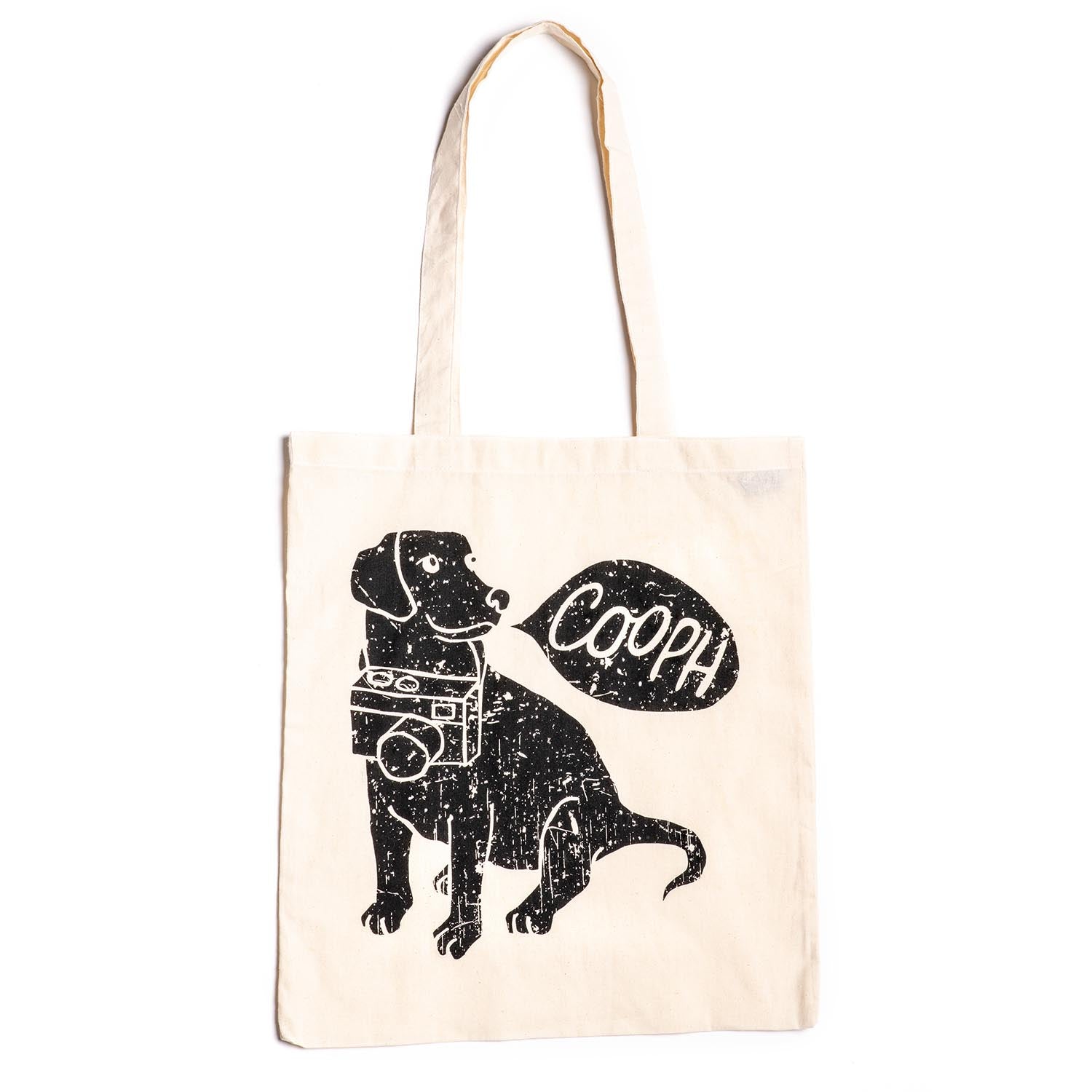 COOPH Camdog Canvas Bag Stofftasche Baumwolle Natur