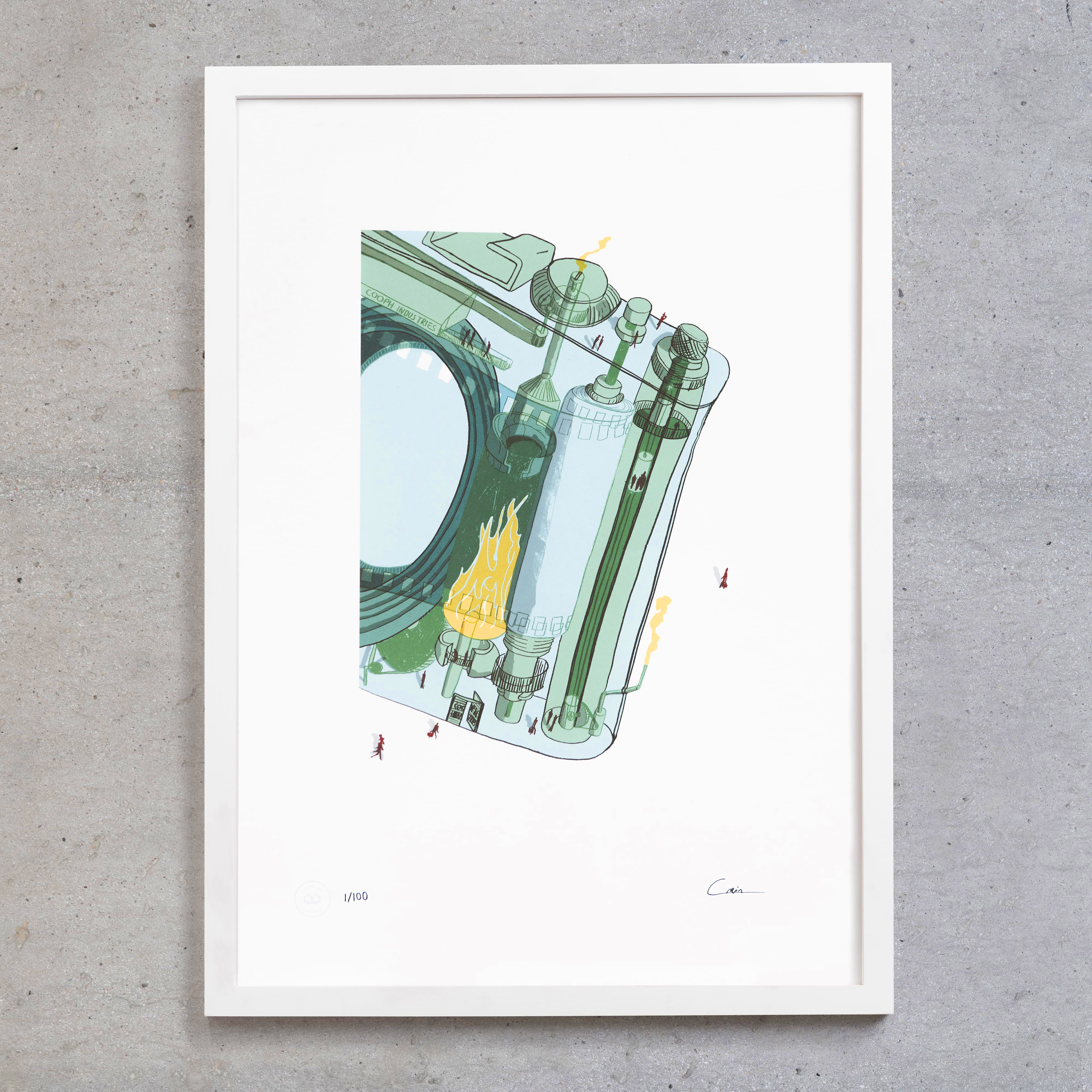 COOPH Art Prints HEADQUARTER Kunstdruck Julian Grein limitiert