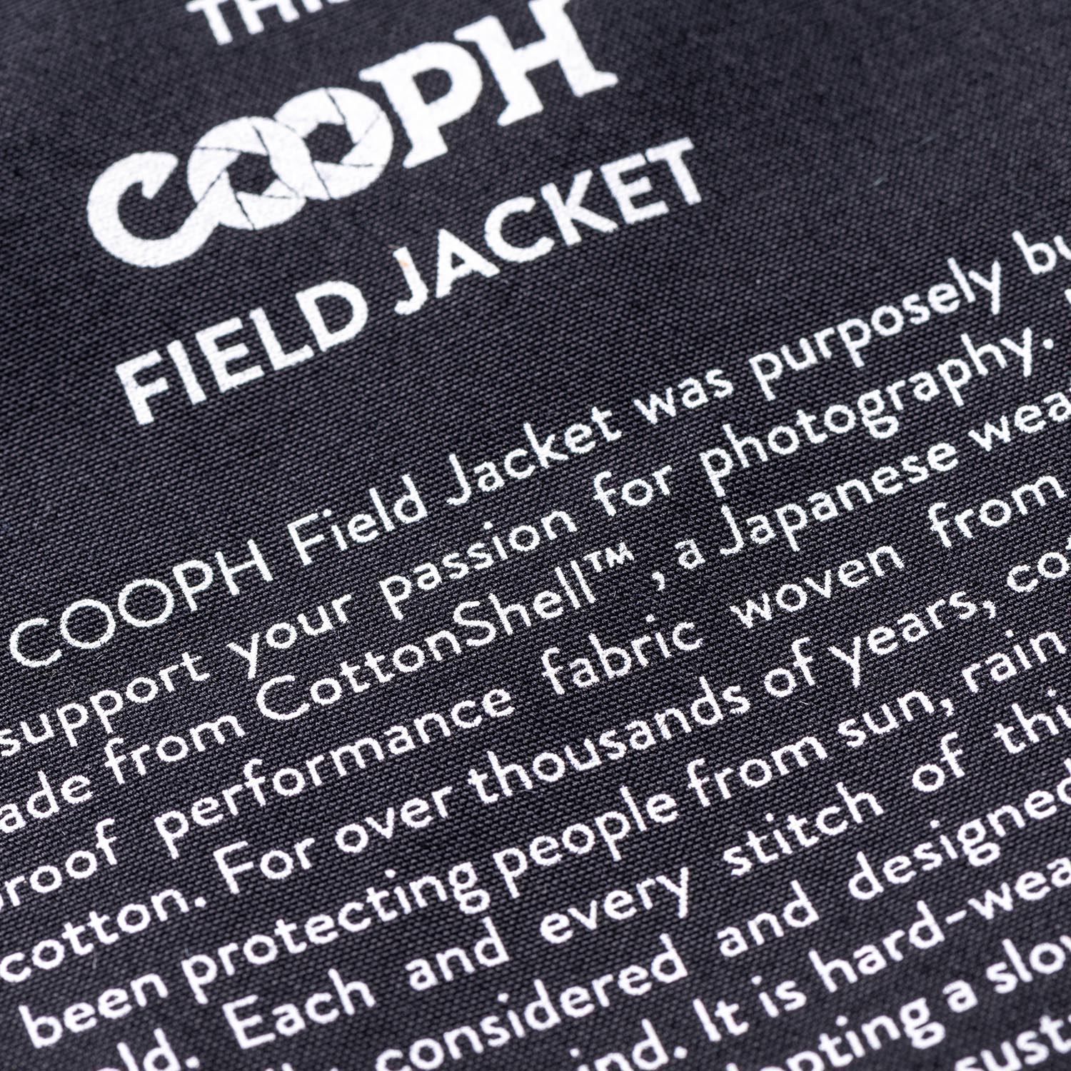 COOPH Field Jacket ORIGINAL Fotografen Jacke Baumwolle