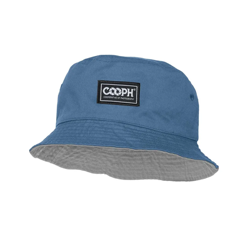 COOPH Color Chart FISHER HAT Fischerhut wendbar grau blau