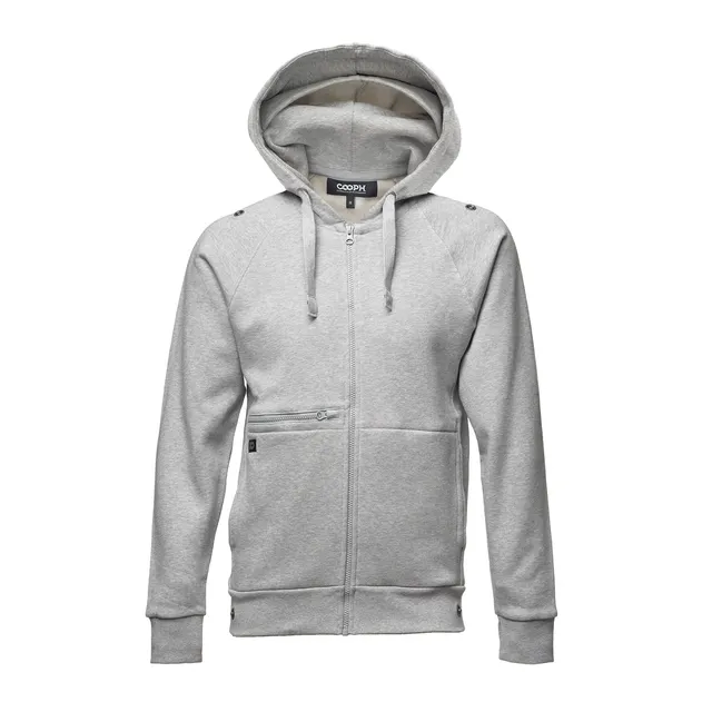 COOPH Original Raglan Hoodie Herren grau Größe M Baumwolle