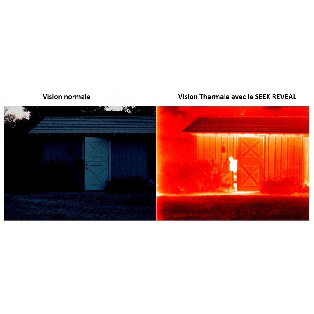 Seek Thermal Compact Wärmebildkamera Lightning Schwarz Standard