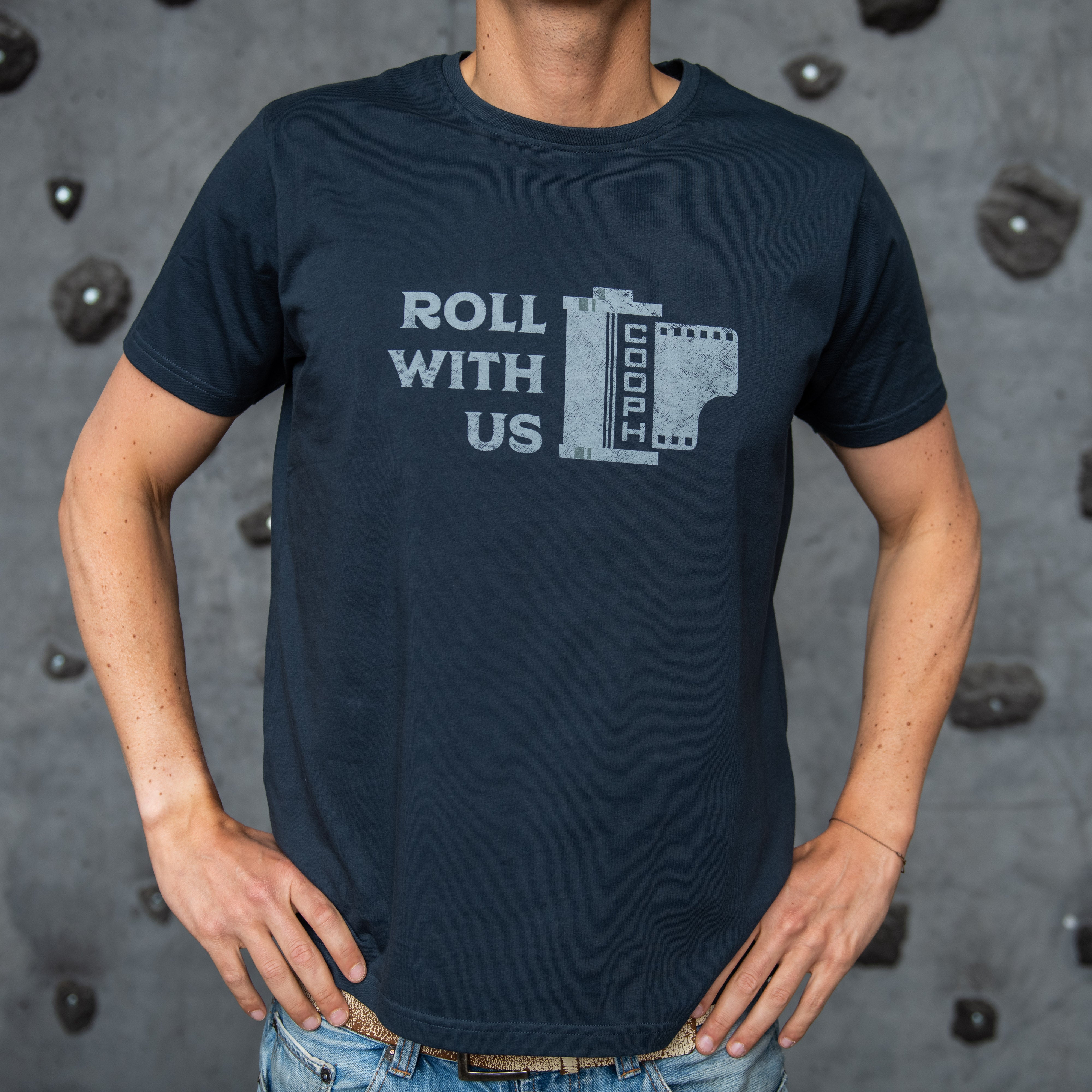 COOPH T-Shirt ROLL WITH US Herren Größe L Baumwolle