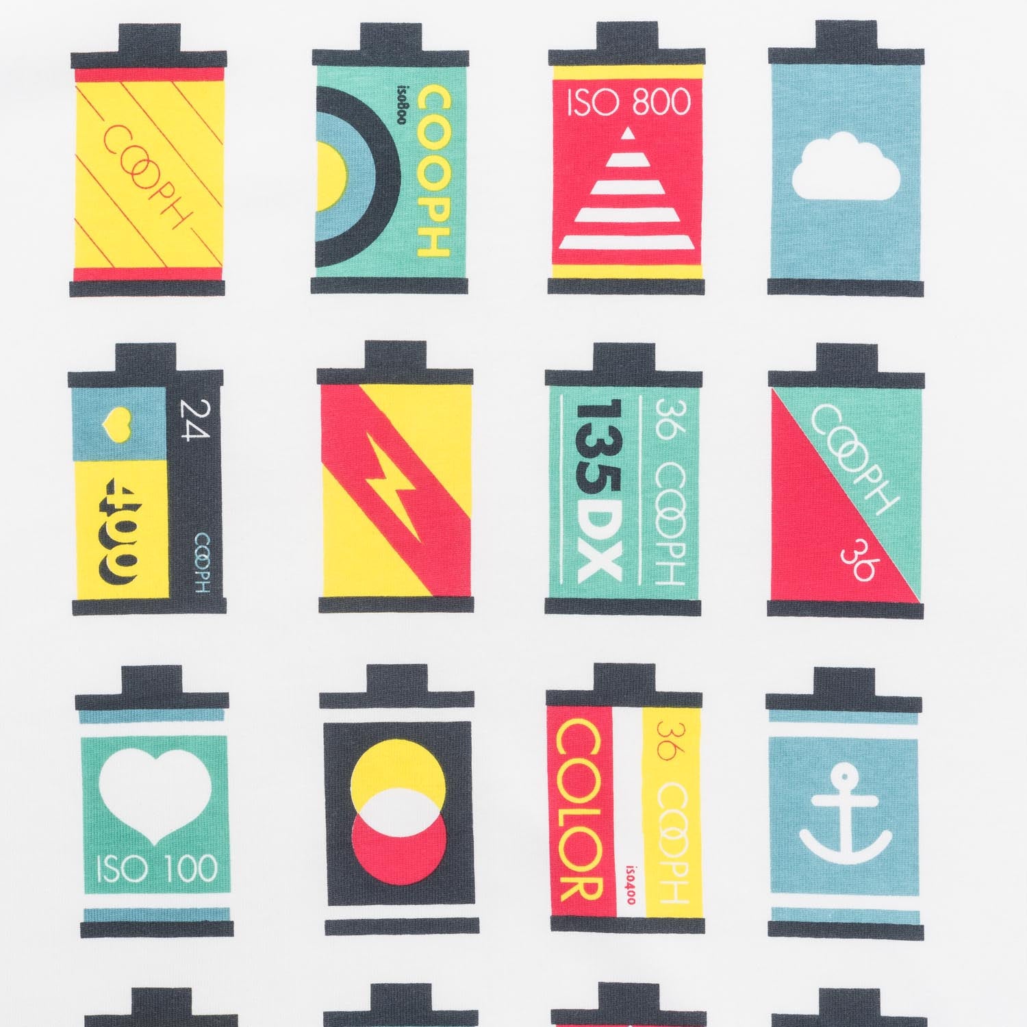 COOPH Canisters T-Shirt Gelb Größe M Fotoprint