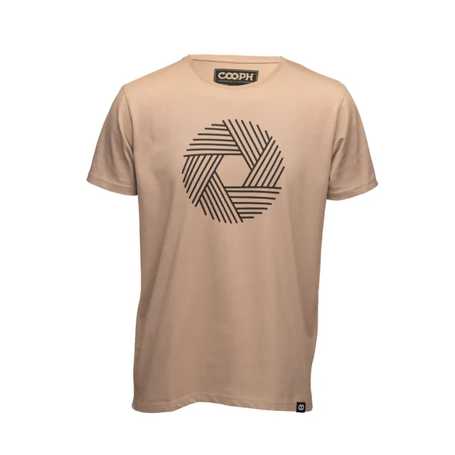 COOPH Aperture T-Shirt Gelb M Fotografen-Print