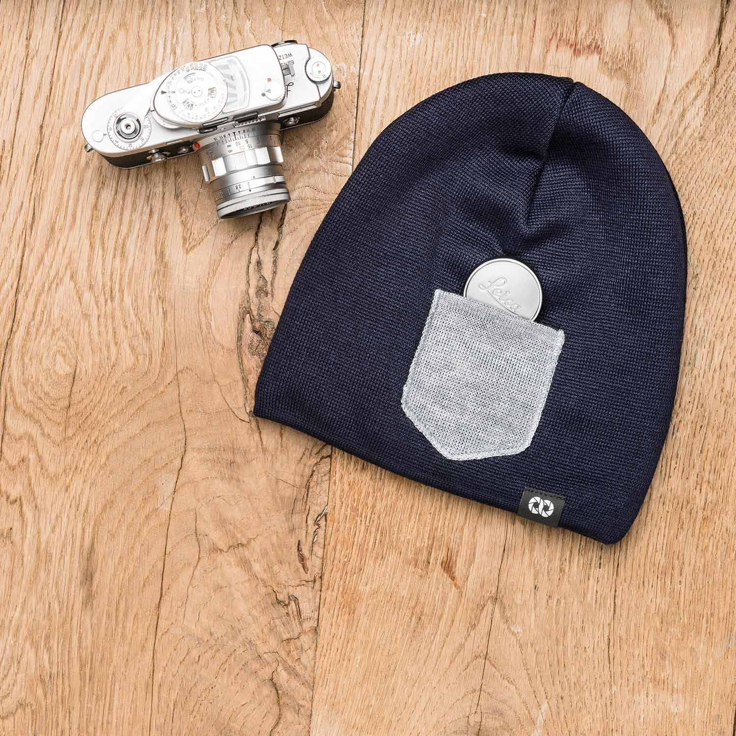 COOPH Beanies Winter Mütze Heather Gray/Black Fleecefach