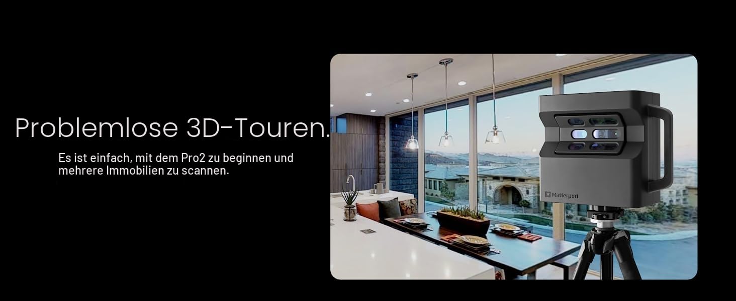 Matterport Pro2 3D-Kamera 360 4K 134MP Scanner