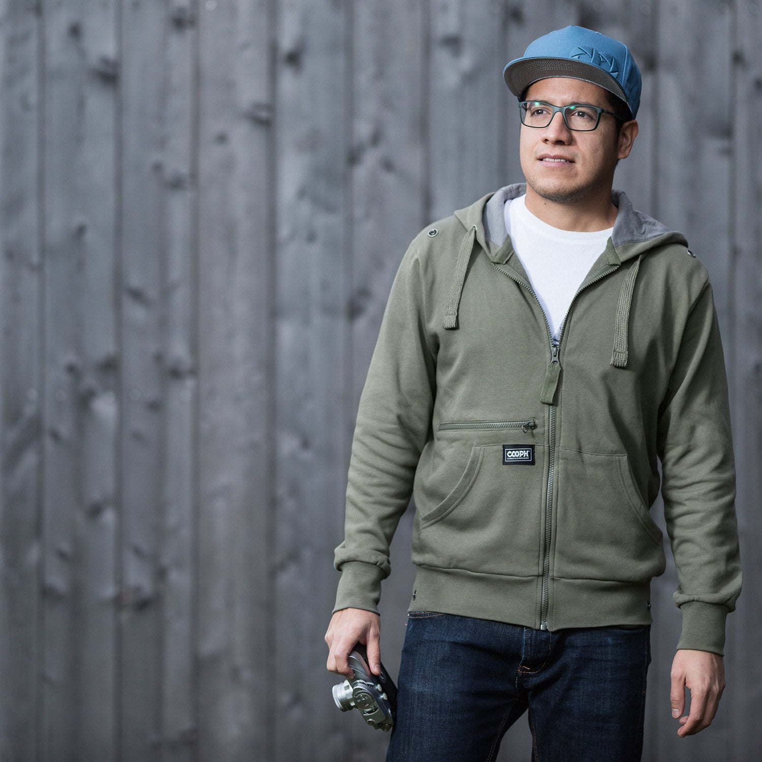 COOPH ORIGINAL Hoodie Fotografen Größe L schwarz