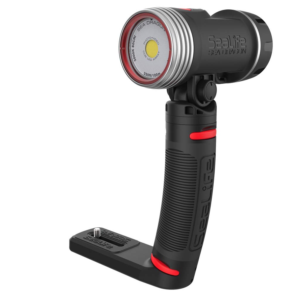 SeaLife Sea Dragon 2000F Videolicht 2000 Lumen Set Tray