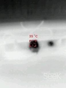 Seek Thermal Reveal Wärmebildkamera Schwarz-Blau LED