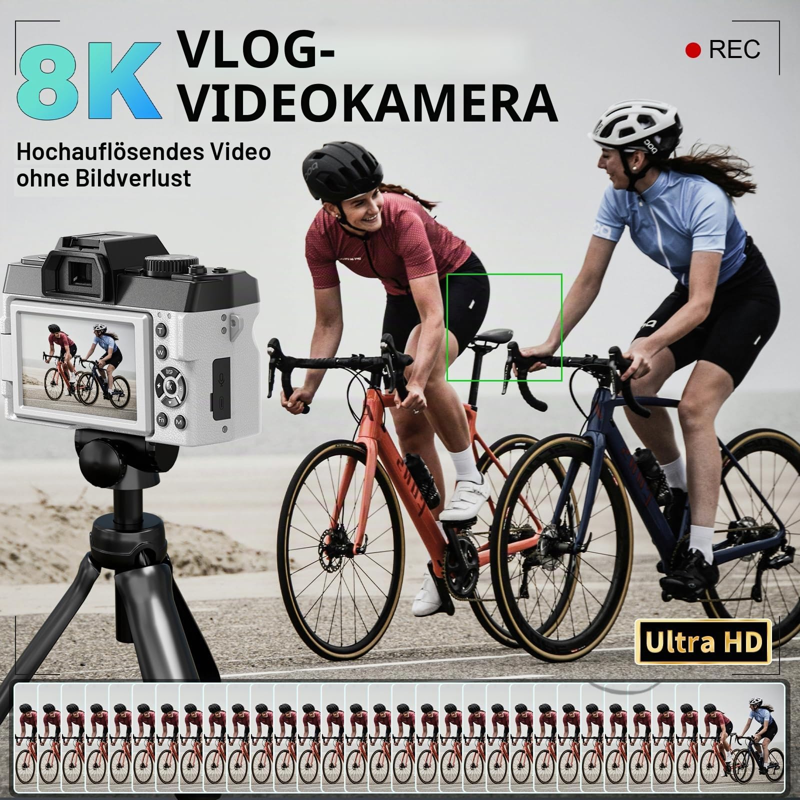 NBD Digital Camera 8K Digitalkamera 64MP Weiß