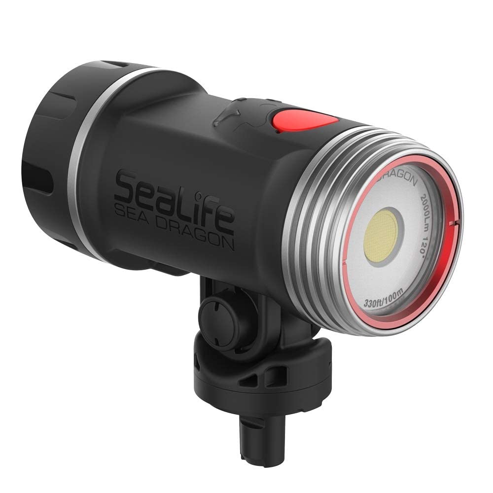 SeaLife Sea Dragon 2000F Videolicht 2000 Lumen Set Tray