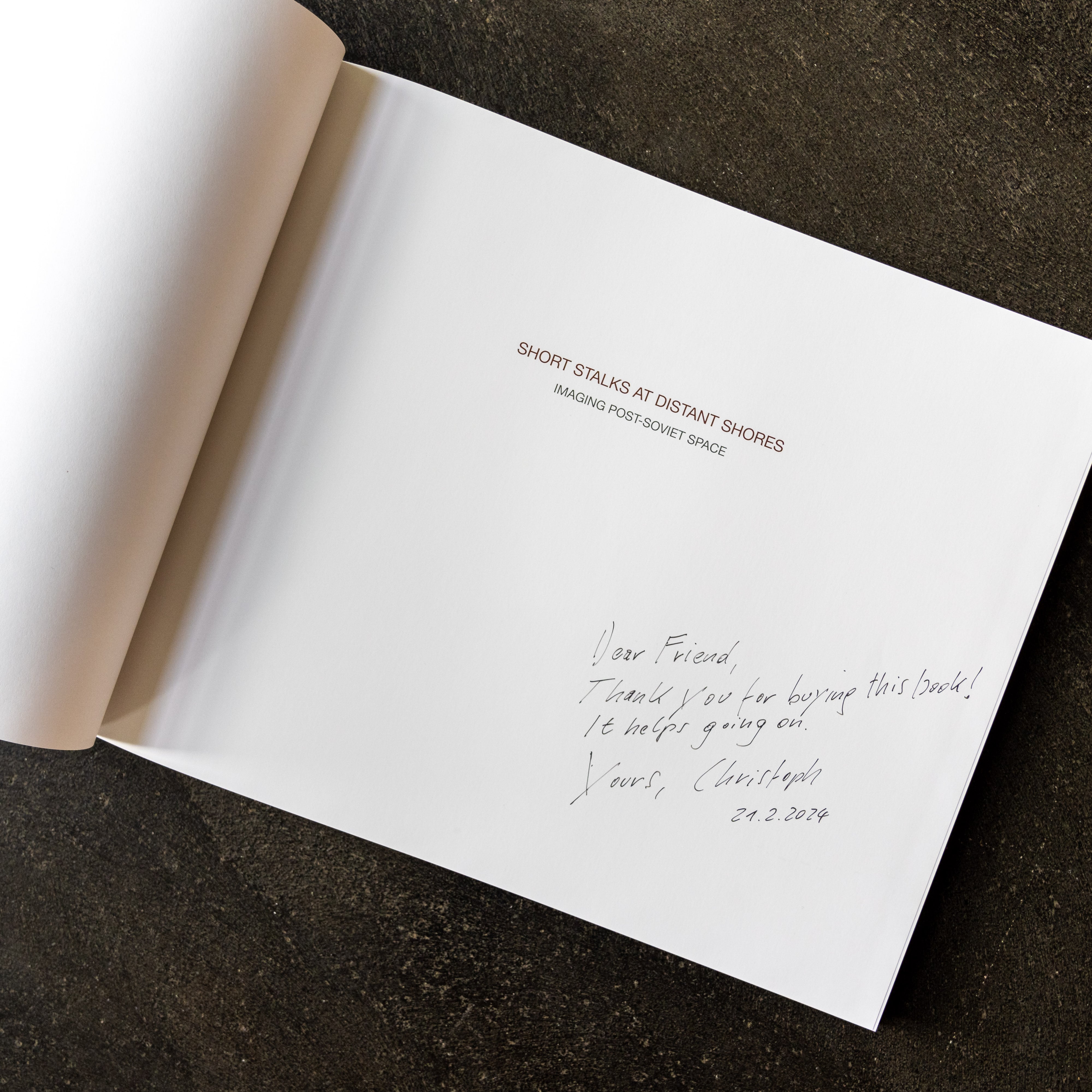 COOPH CHRISTOPH GRILL Fotobuch signiert Bildband
