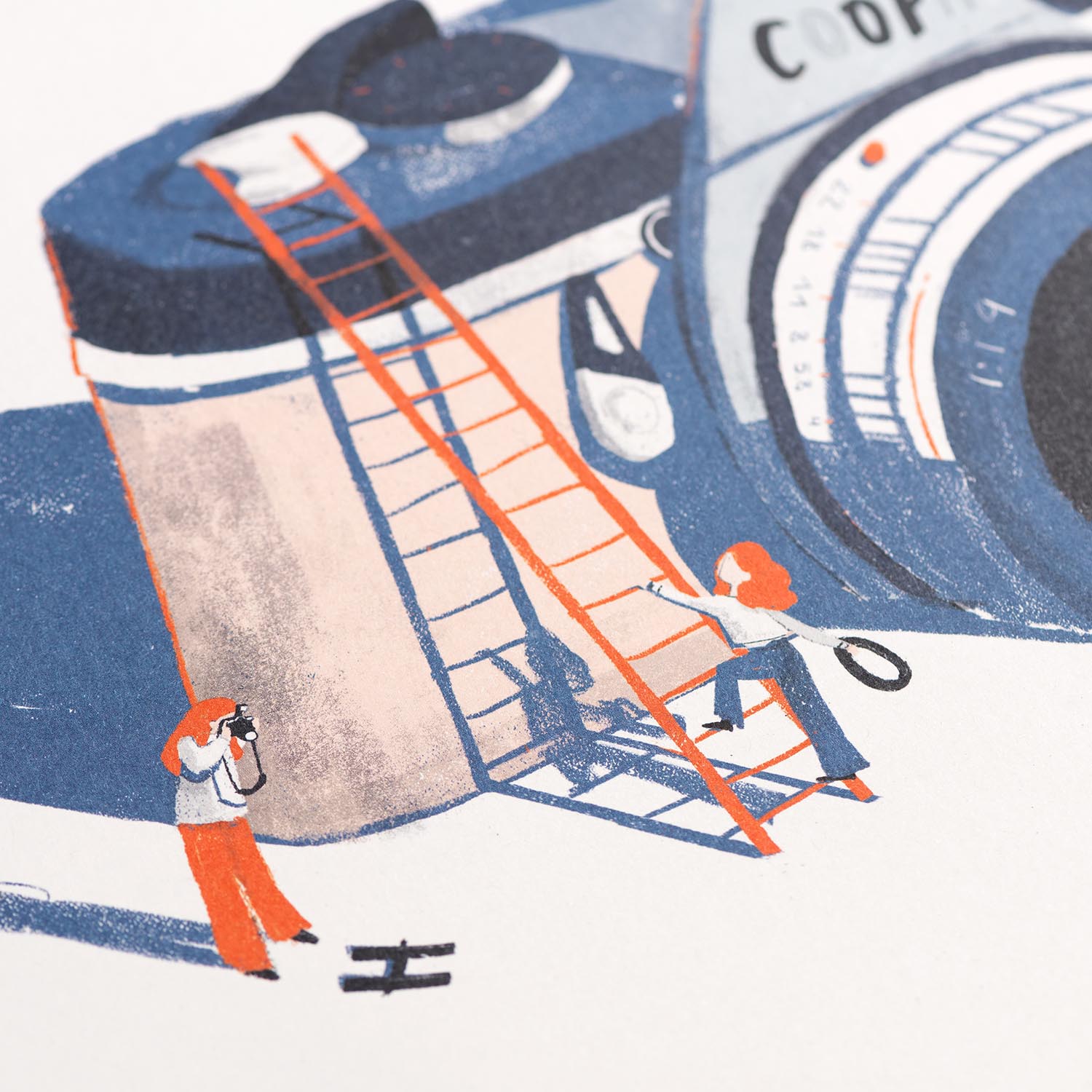 COOPH Camera Art Print Lena Yokoyama Kunstdruck signiert