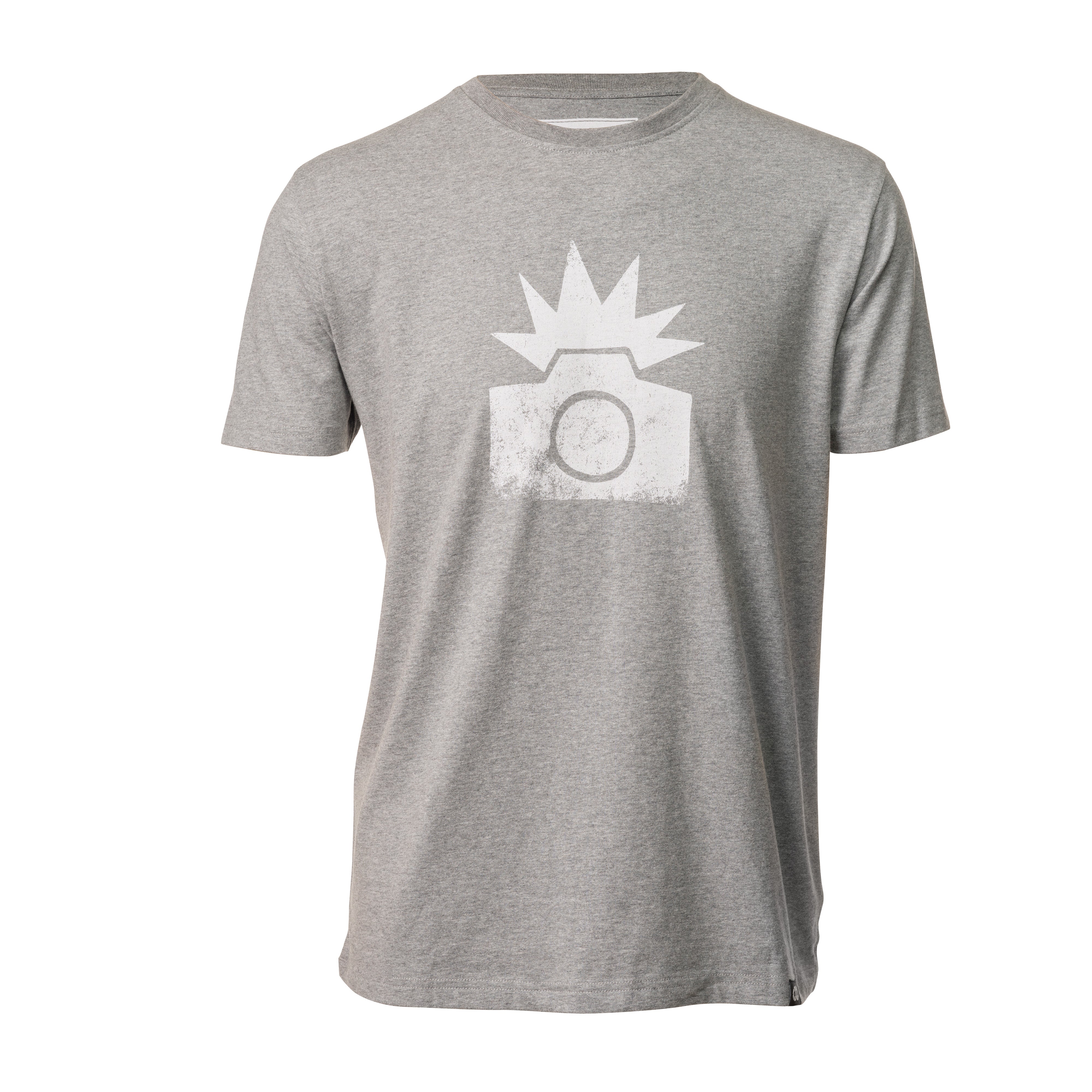 COOPH FLASH T-Shirt Fotografen Heather Gray klassischer Schnitt