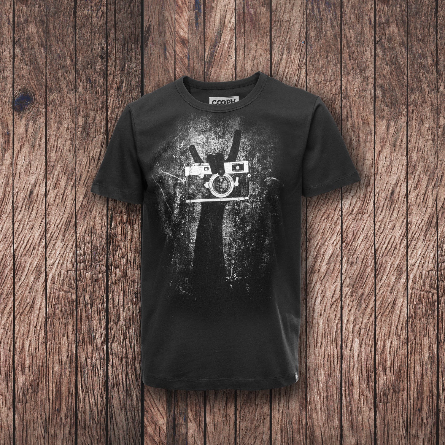 COOPH Rock On T-Shirt Herren Fotografen-Print
