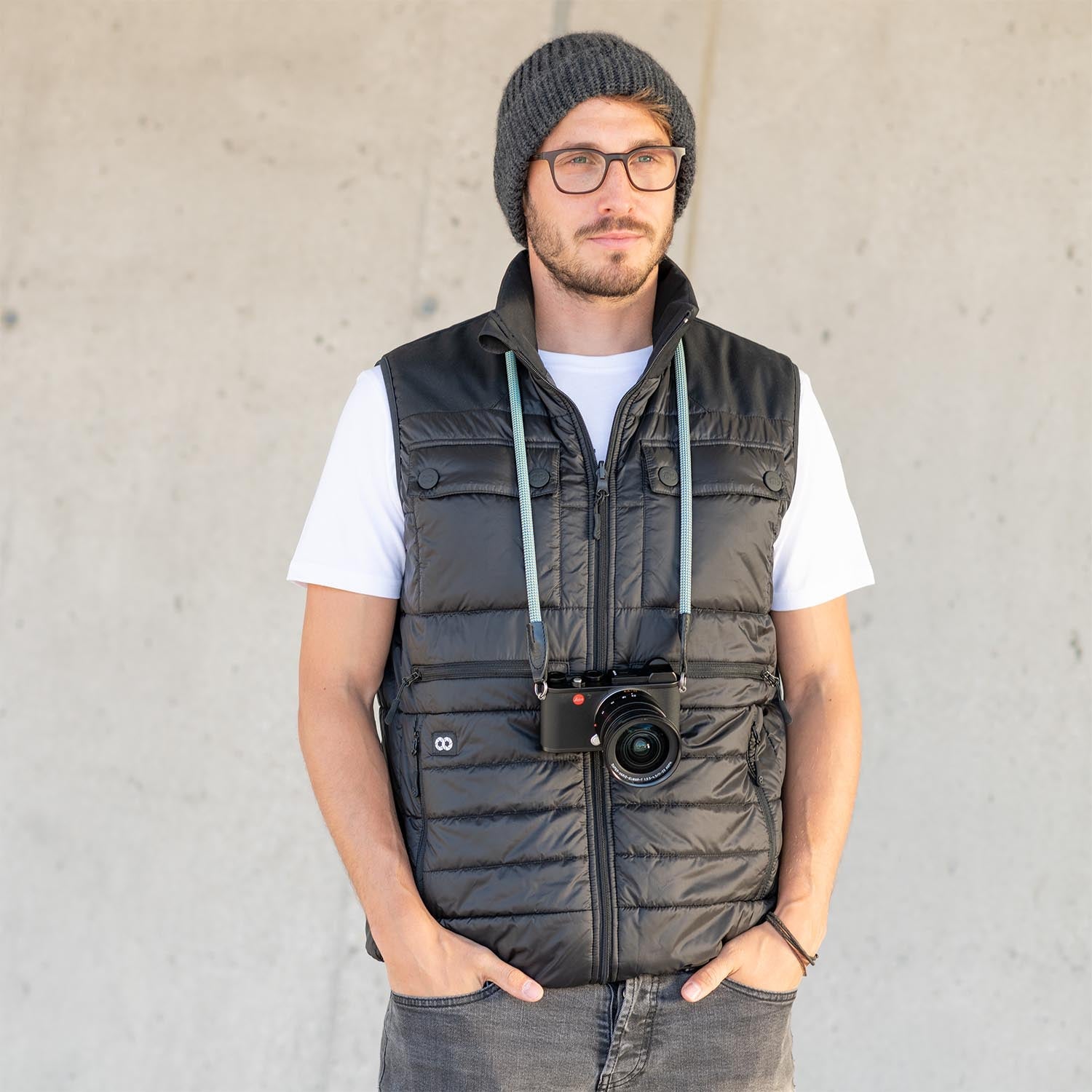 COOPH Therm-IC Fotoweste Herren Heizweste schwarz M