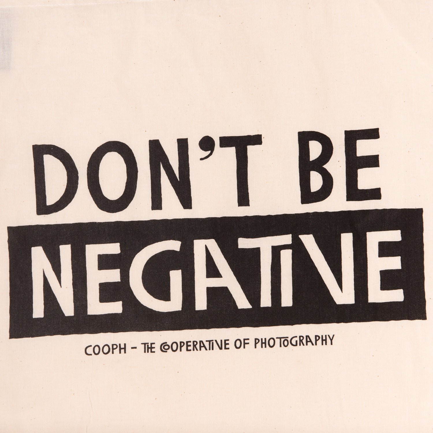COOPH Canvas Bag DONT BE Canvastasche Baumwolle