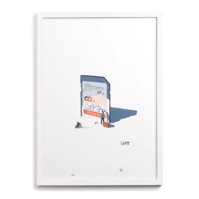 COOPH SD CARD Art Print Lena Yokoyama Fotografie Poster